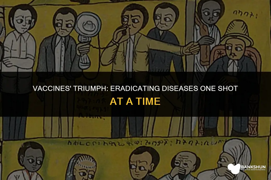 which disease got extinct due to vaccines