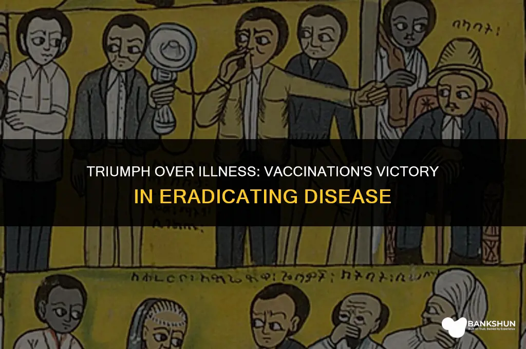 which disease has been eradicated by vaccination