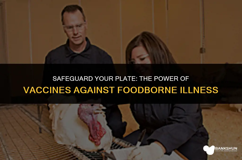 which foodborne illness has a preventative vaccin