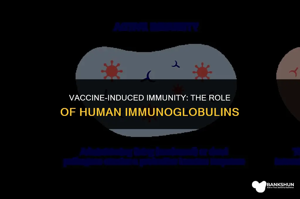 which human immunoglobulin is stimulated by vaccines