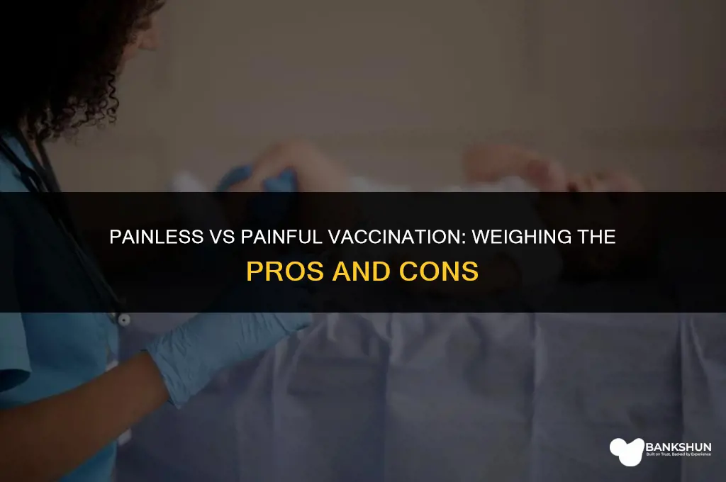 which is better painless or painful vaccination