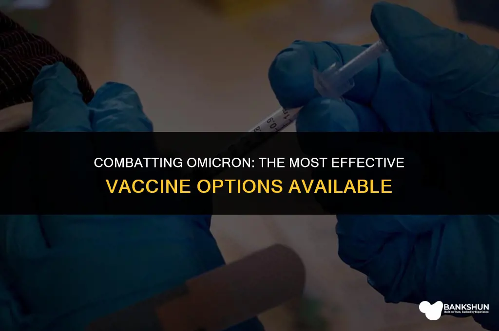 which is the best vaccine against omicron