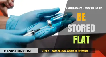 Meningococcal Vaccine Storage: Which One Should Be Kept Flat?