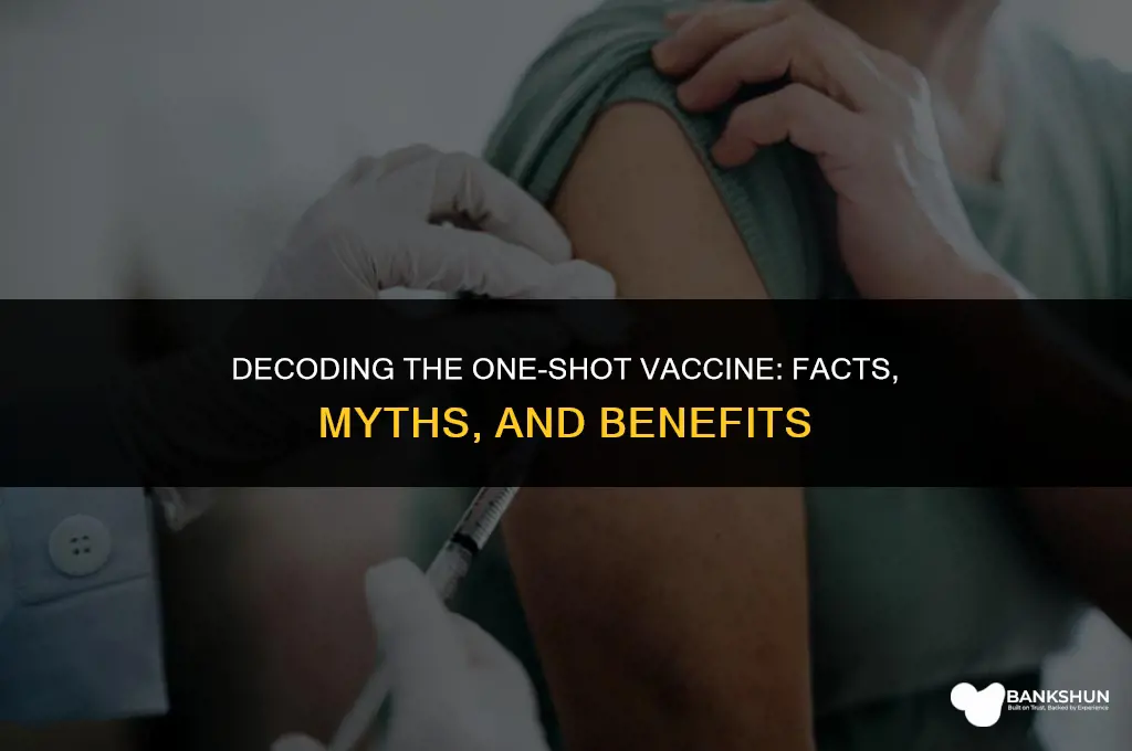 which one is the one shot vaccine