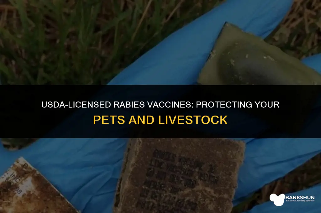 which rabies vaccines are licensed by usda
