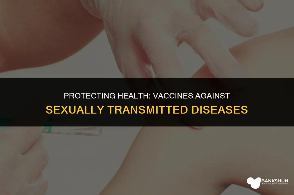 which sexually transmitted diseases are vaccine preventable