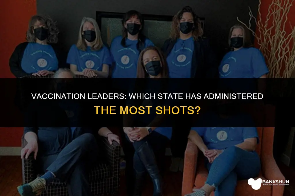 which state has administered the most vaccinations
