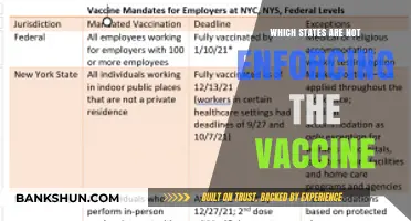 States Opting Out: A Breakdown of Vaccine Mandate Non-Enforcement