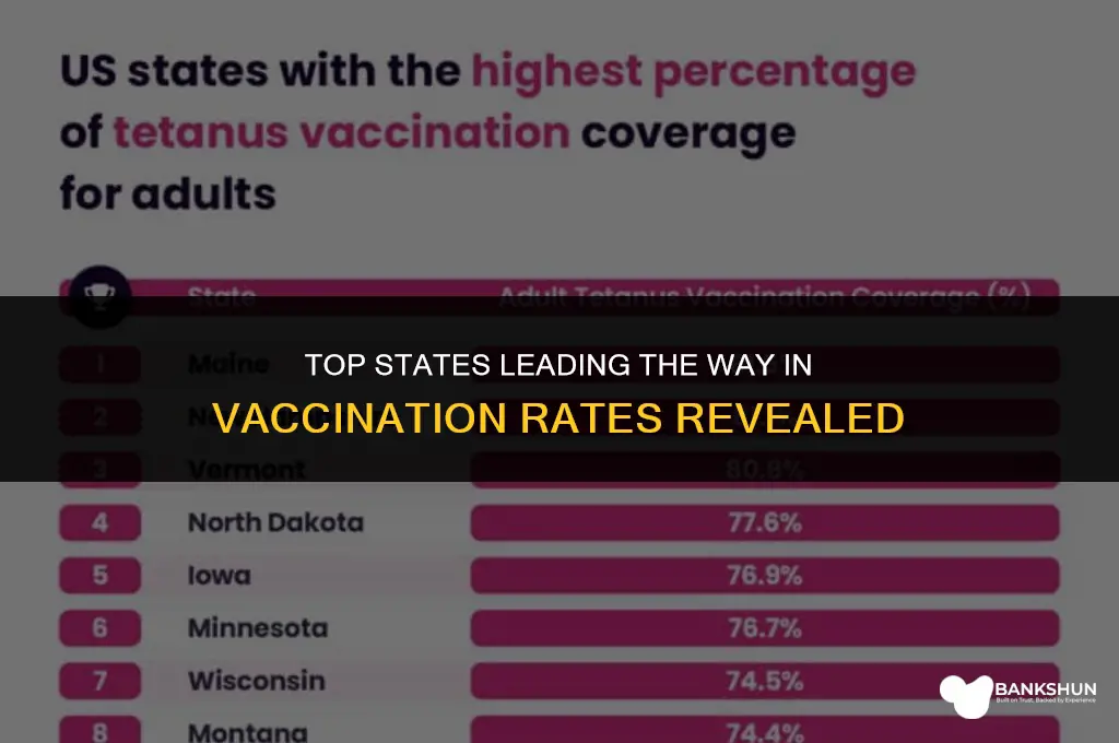 which states have the best vaccination rates