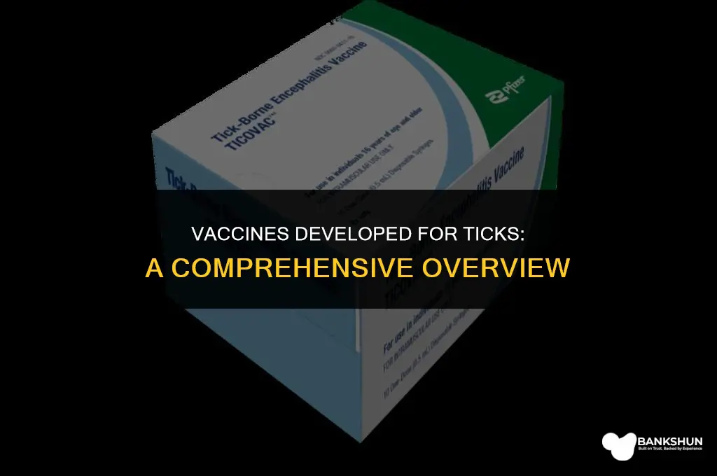which ticks have vaccines been developed for