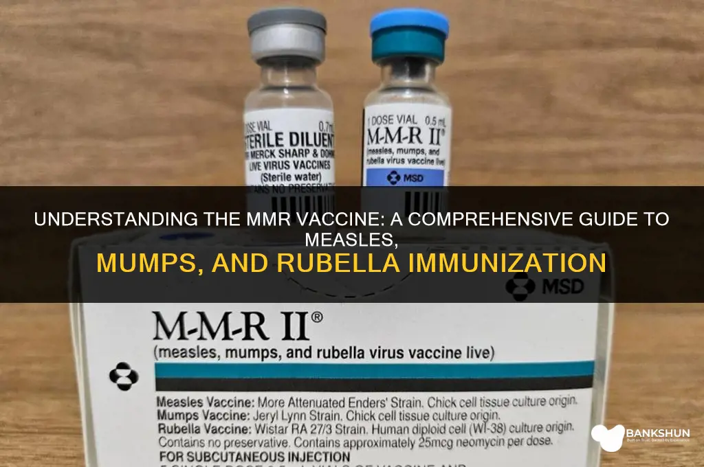 which type of vaccine is mmr vaccine