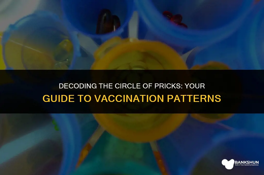 which vaccination is the circle of pricks