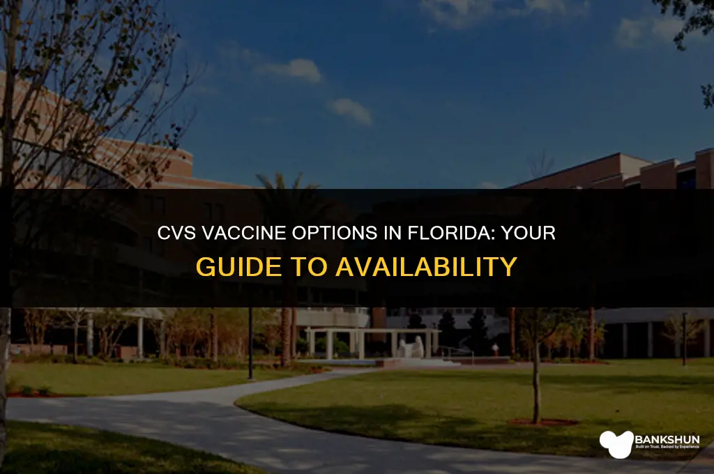 which vaccine does cvs have in florida