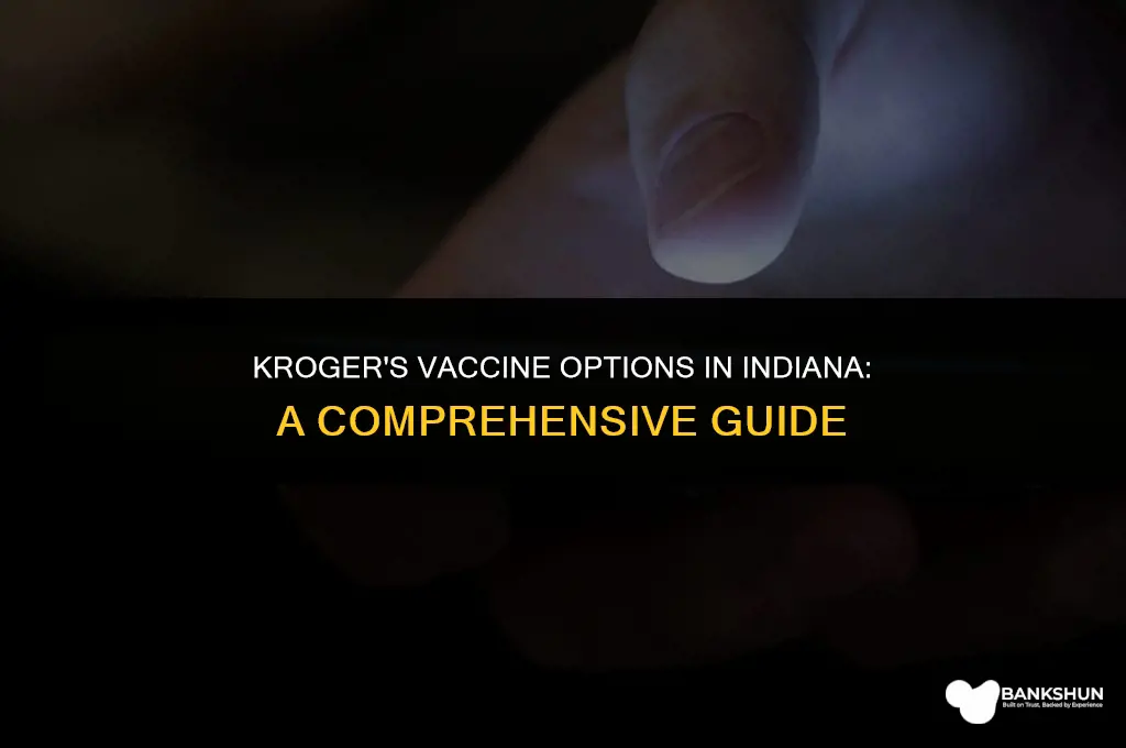 which vaccine does kroger have in indiana