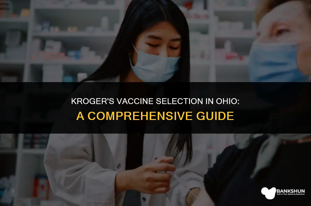 which vaccine does kroger have in ohio