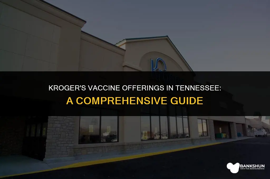 which vaccine does kroger have in tennessee