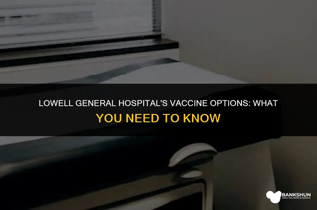which vaccine does lowell general hospital have