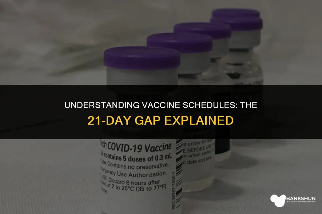 which vaccine has 21 days between shots