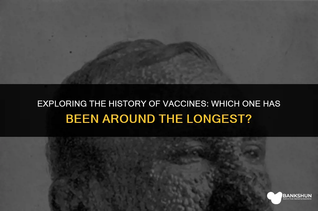 which vaccine has been around the longest