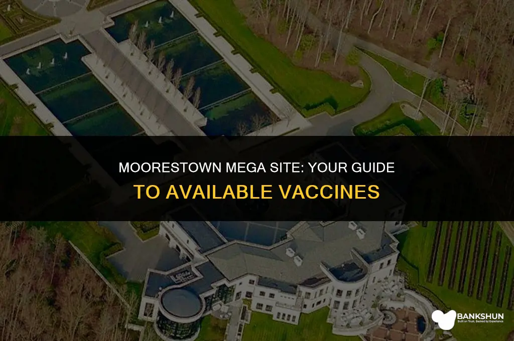 which vaccine is at moorestown mega site