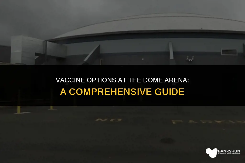 which vaccine is at the dome arena