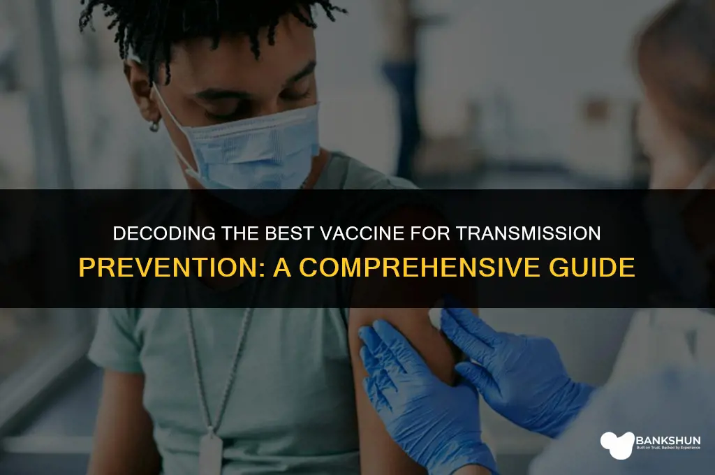 which vaccine is best at preventing transmission