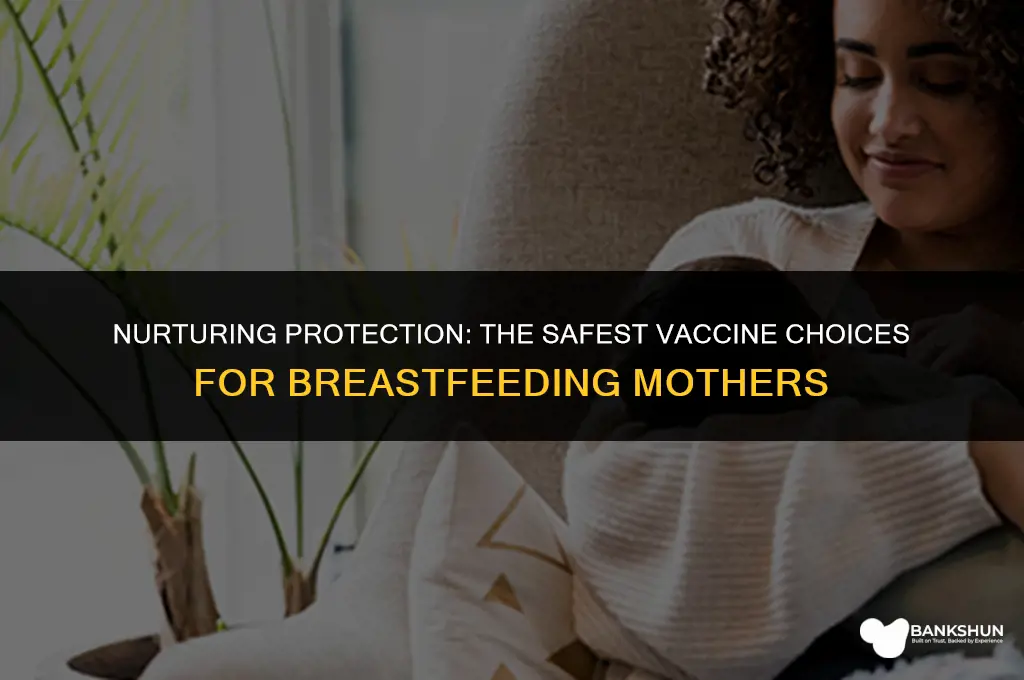 which vaccine is best for breastfeeding moms