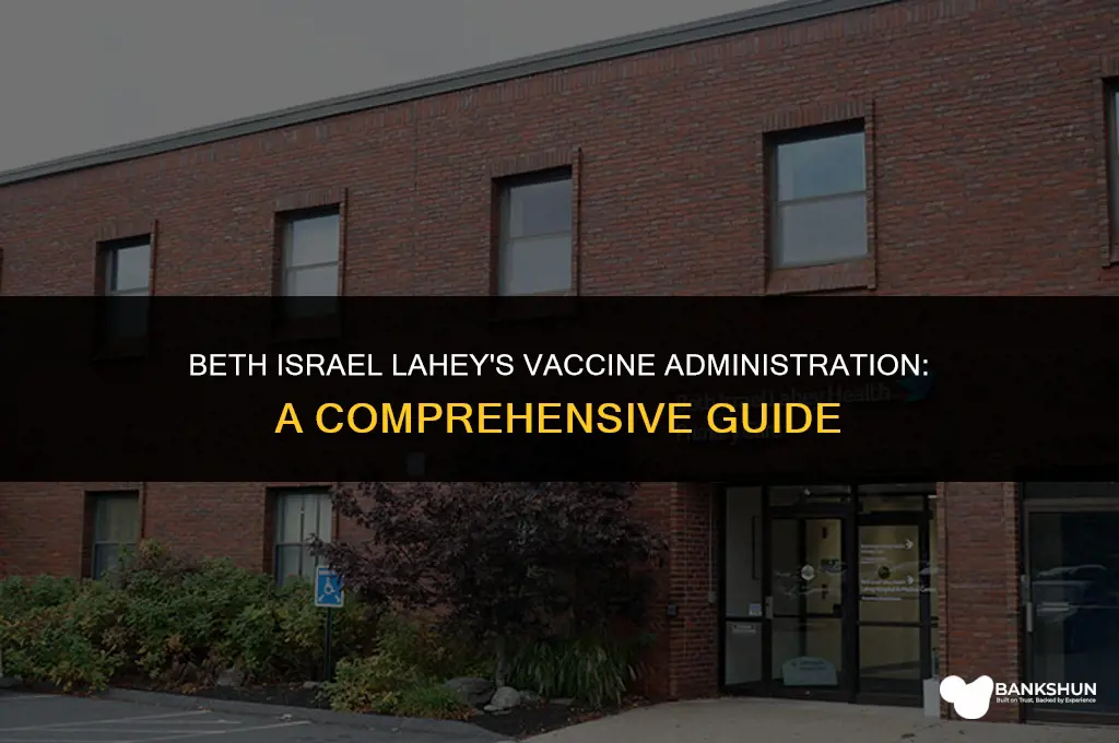 which vaccine is beth israel lahey administering