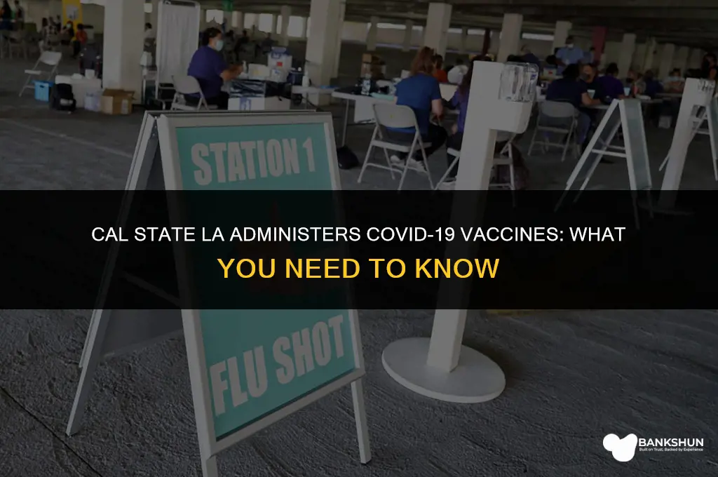 which vaccine is cal state la giving