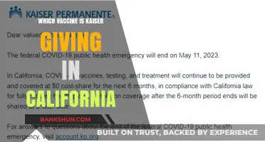 Kaiser's Vaccine Rollout in California: Which Shots Are Being Administered?