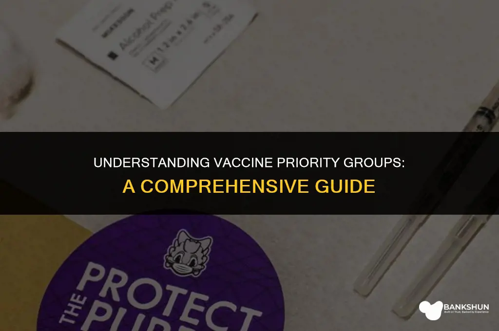 which vaccine priority group am i in