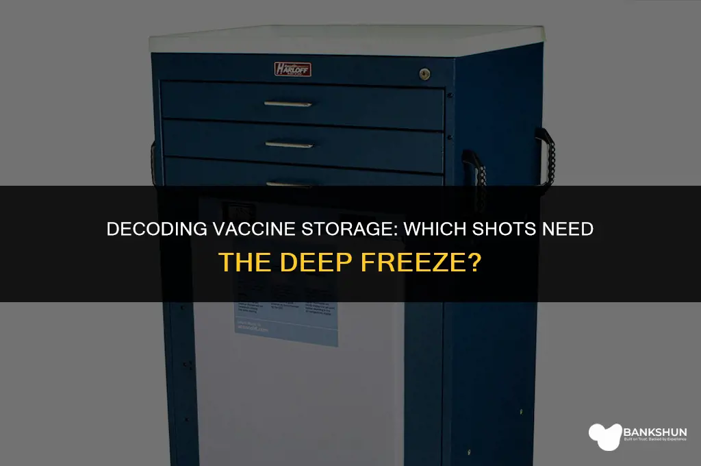 which vaccine should be stored in freezer