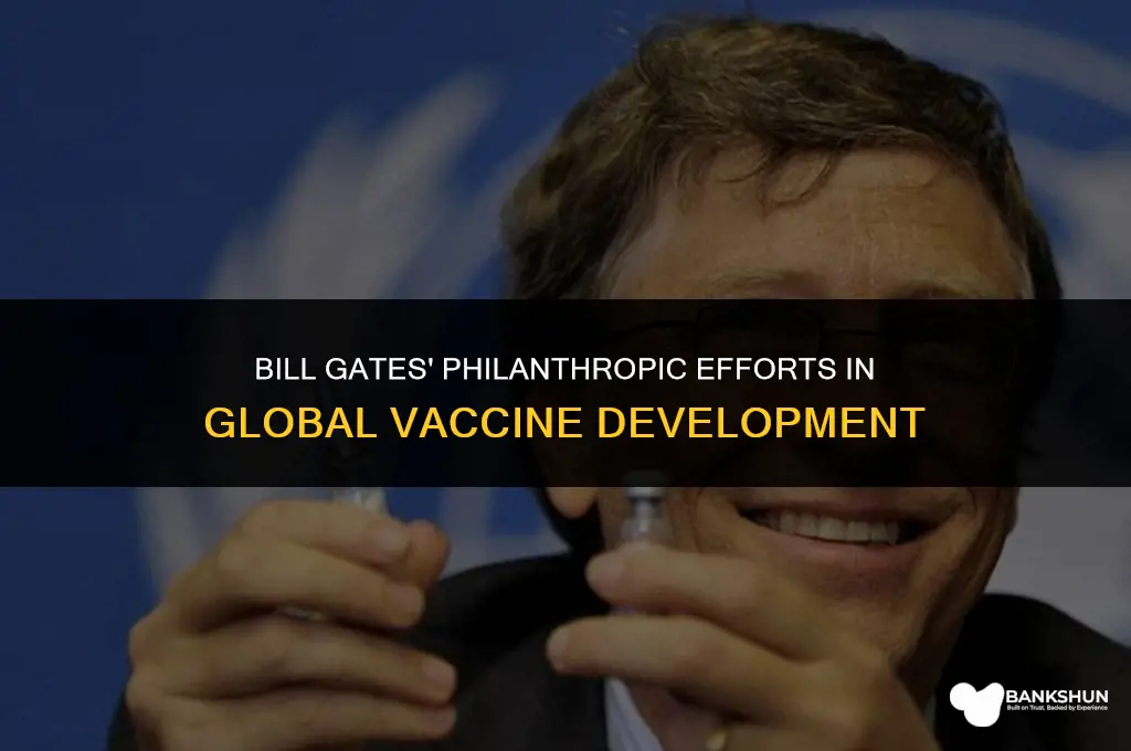 which vaccine was bill gates involved in