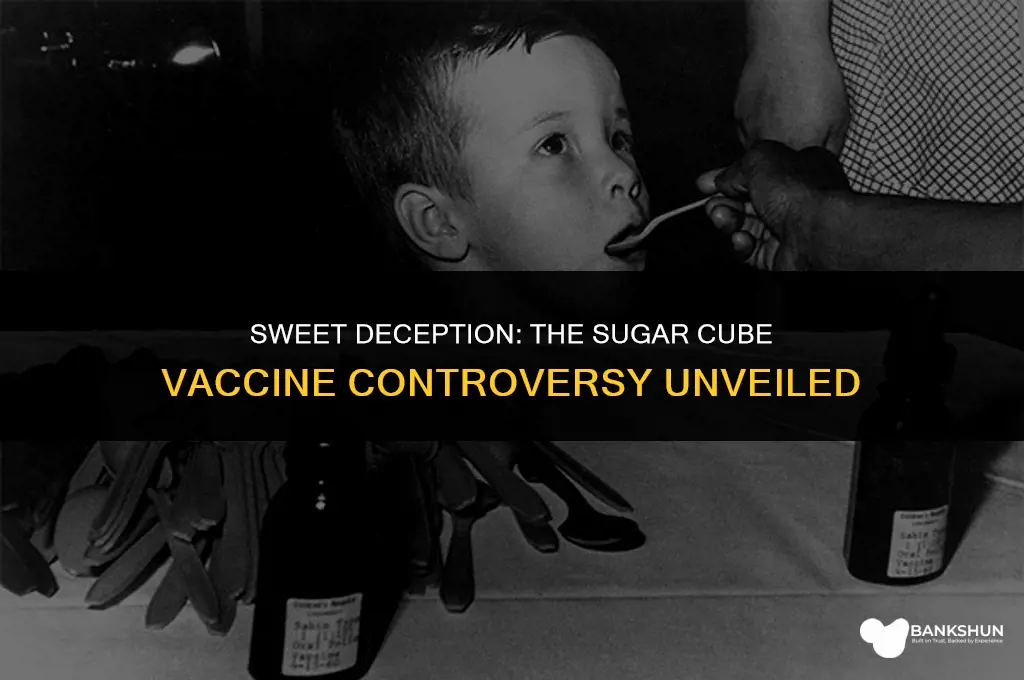 which vaccine was on a sugar cube