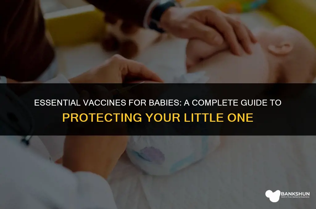 which vaccines are absolutely necessary for babies