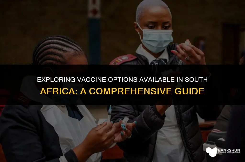 which vaccines are available in south africa