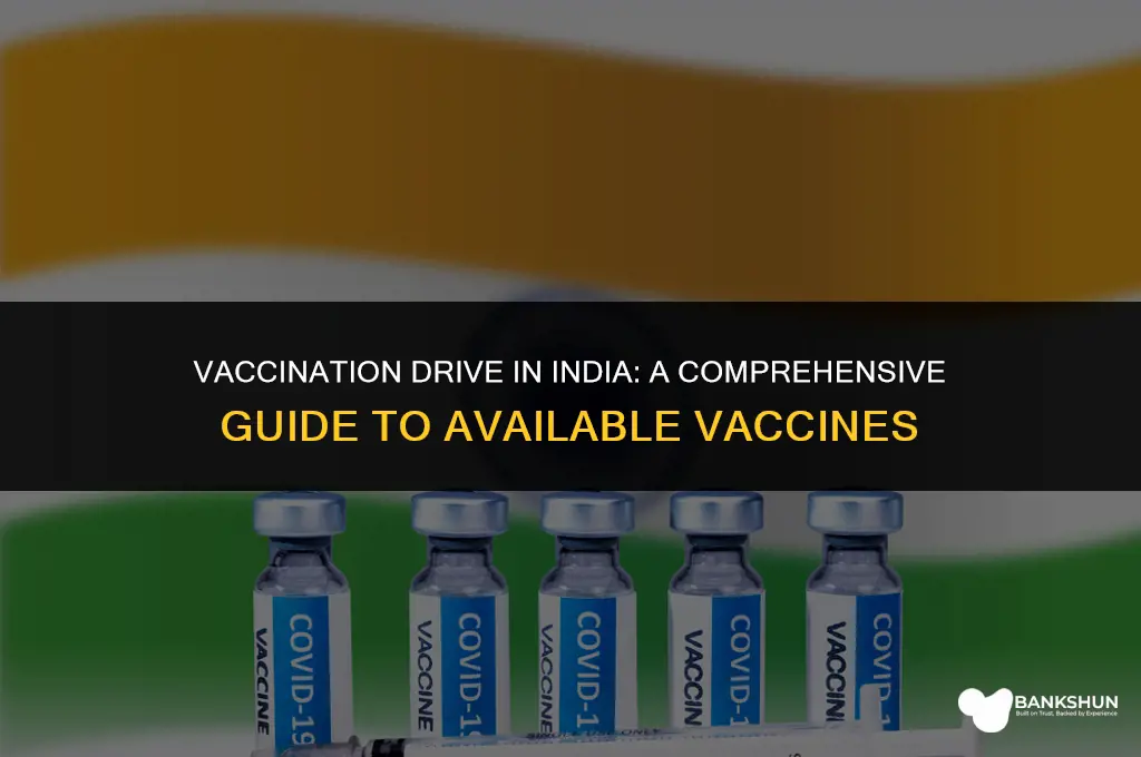 which vaccines are being administered in india