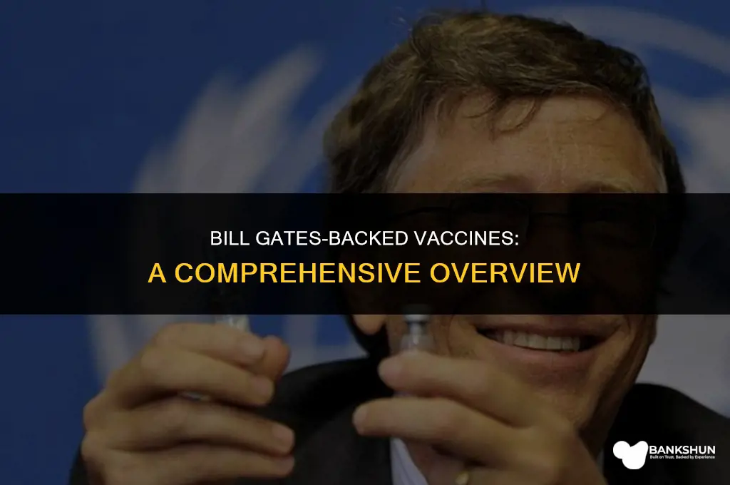 which vaccines are funded by bill gates