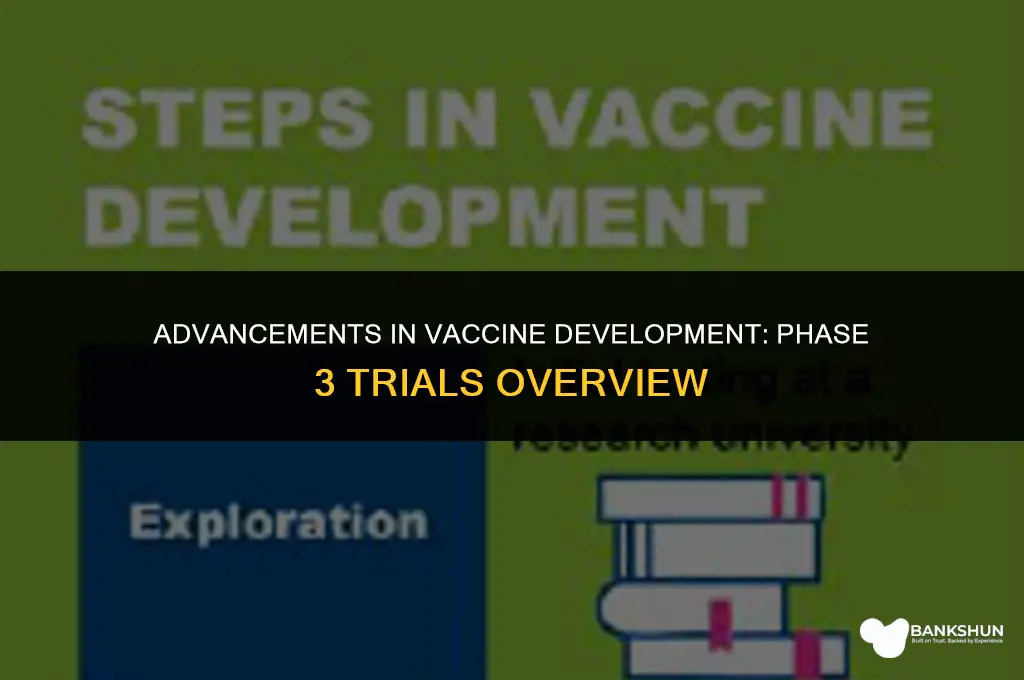 which vaccines are in phase 3 trials