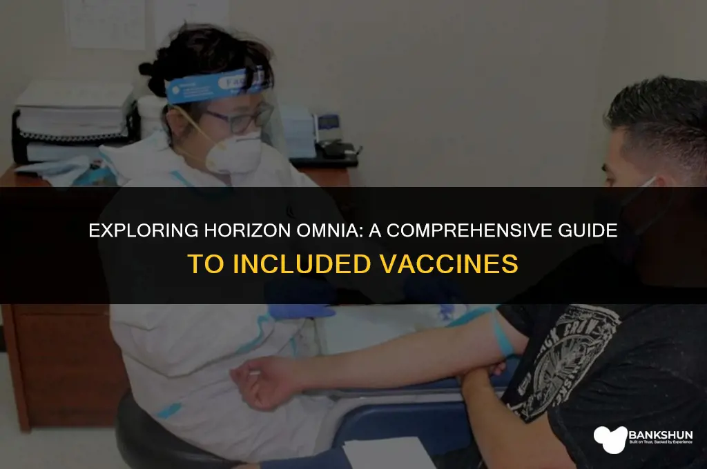 which vaccines are included in horizon omnia