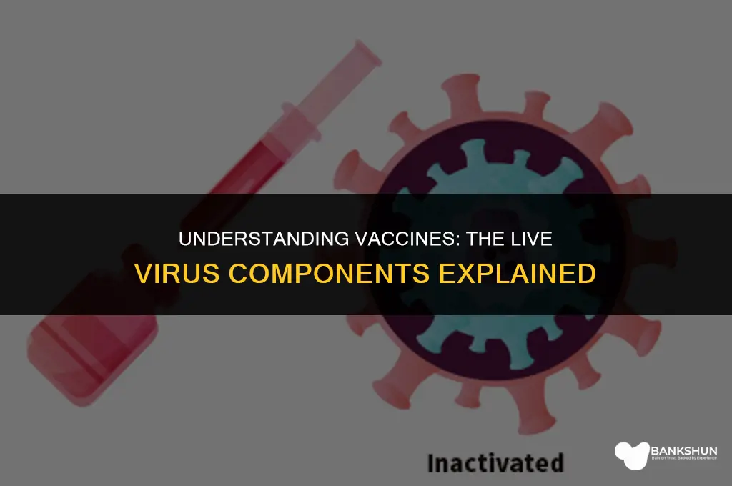 which vaccines are made of live viruses