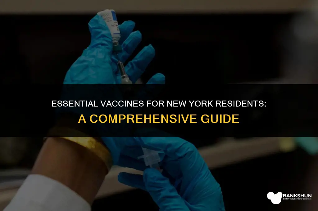 which vaccines are mandatory in new york