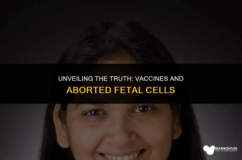 which vaccines have aborted fetuses in them