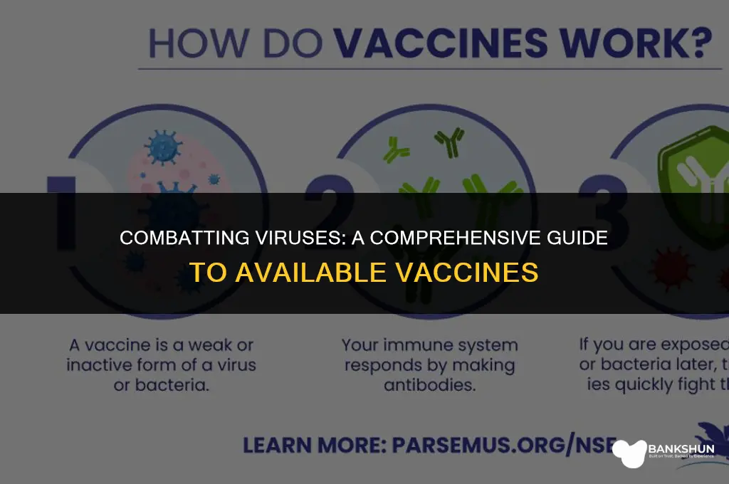 which viruses do we have vaccines for