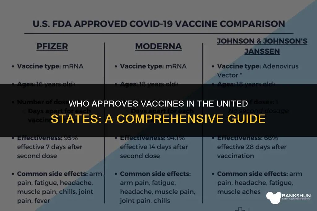 who approves vaccines in the united states