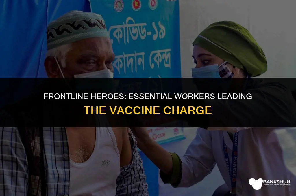 who are frontline essential workers for vaccine