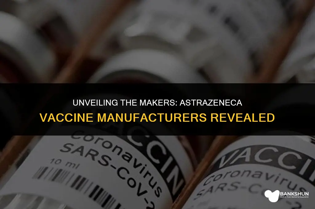 who are the manufacturers of astrazeneca vaccine