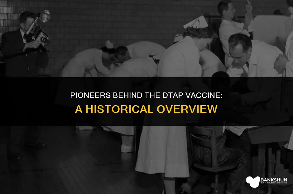 who created3 the diphtheria tetanus pertussis vaccine