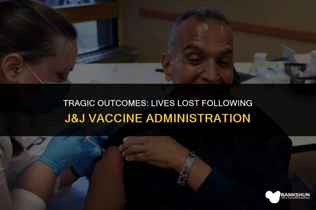 who died from j and j vaccine