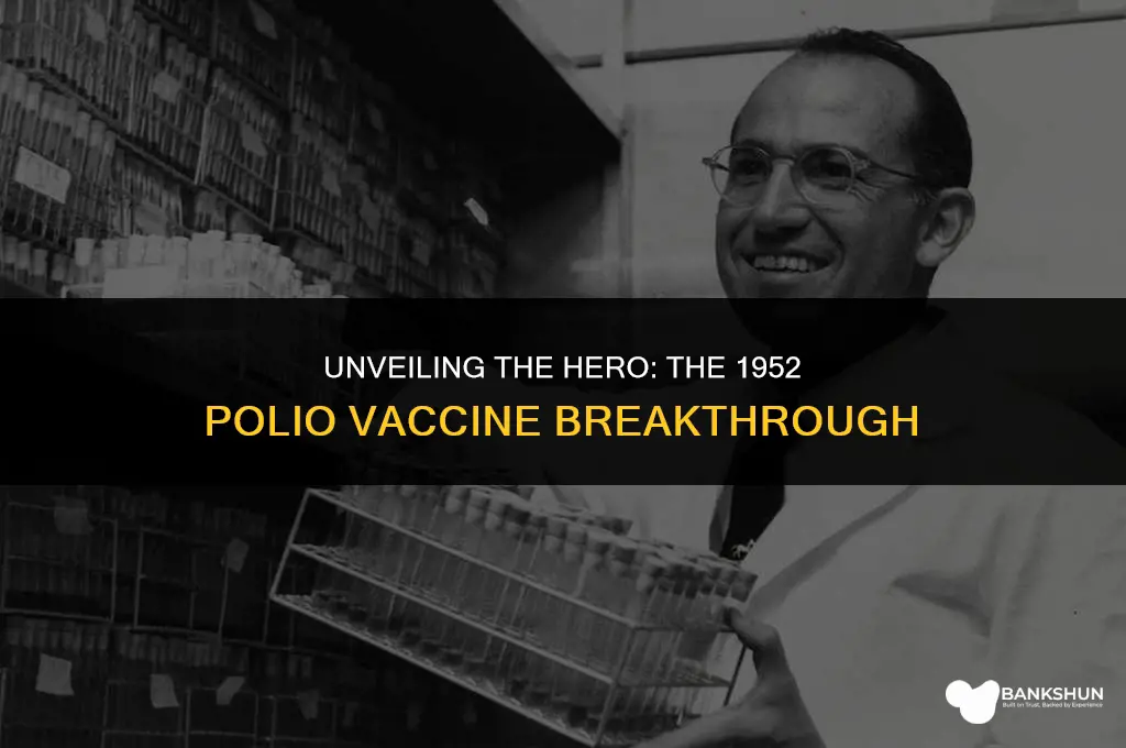 who discovered the polio vaccine in 1952